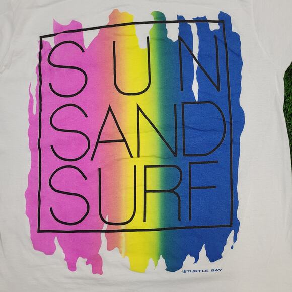 Vintage Surfer Shirt XL 23x31 Turtle-Bay - Picture 4 of 12